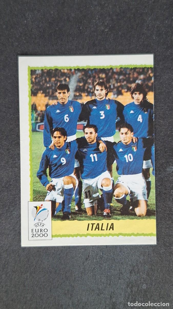 Cromos de F&uacute;tbol: L1 EQUIPO SELECCION ITALIA 165 PANINI EUROCOPA 2000 NUNCA PEGADO SIN PEGAR
