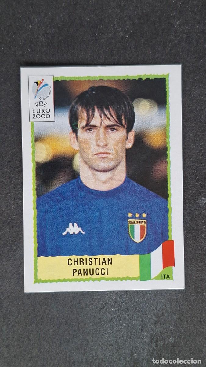 Cromos de F&uacute;tbol: L1 CHRISTIAN PANUCCI SELECCION ITALIA 168 PANINI EUROCOPA 2000 NUNCA PEGADO SIN PEGAR