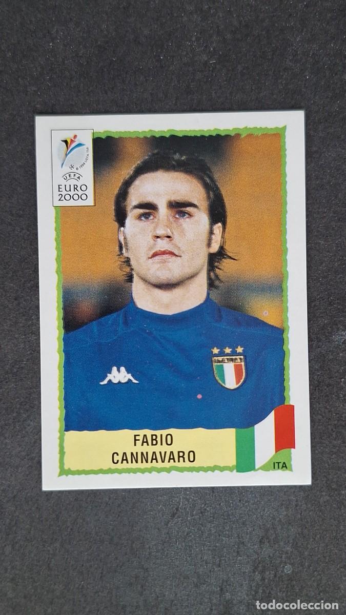 Cromos de F&uacute;tbol: L1 FABIO CANNAVARO SELECCION ITALIA 169 PANINI EUROCOPA 2000 NUNCA PEGADO SIN PEGAR