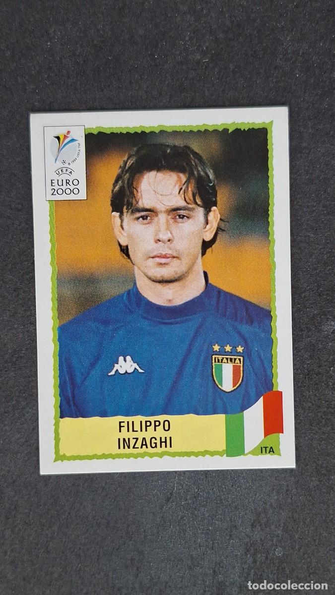 Football Stickers: L1 FILIPPO INZAGHI SELECCION ITALIA 182 PANINI EUROCOPA 2000 NUNCA PEGADO SIN PEGAR