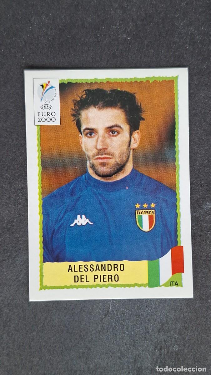Football Stickers: L1 ALESANDRO DEL PIERO SELECCION ITALIA 184 PANINI EUROCOPA 2000 NUNCA PEGADO SIN PEGAR