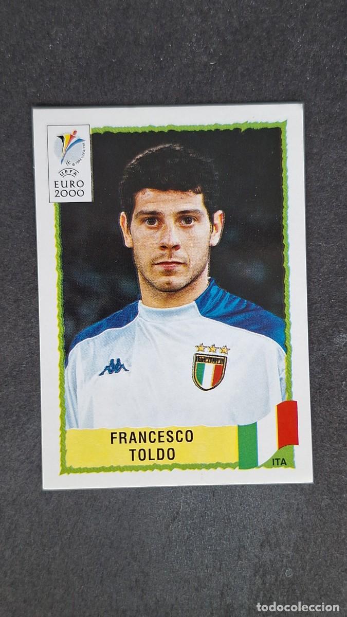 Football Stickers: L1 FRANCESCO TOLDO SELECCION ITALIA 186 PANINI EUROCOPA 2000 NUNCA PEGADO SIN PEGAR