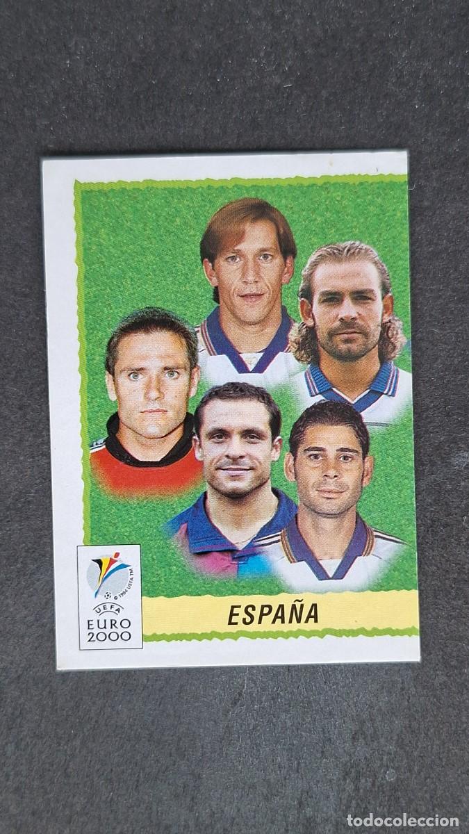 Football Stickers: L1 EQUIPO SELECCION ESPA&Ntilde;A 188 PANINI EUROCOPA 2000 NUNCA PEGADO SIN PEGAR