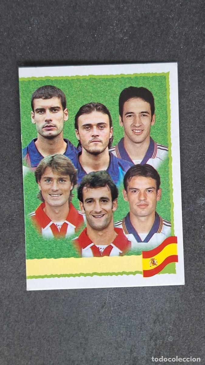 Football Stickers: L1 EQUIPO SELECCION ESPA&Ntilde;A 189 PANINI EUROCOPA 2000 NUNCA PEGADO SIN PEGAR