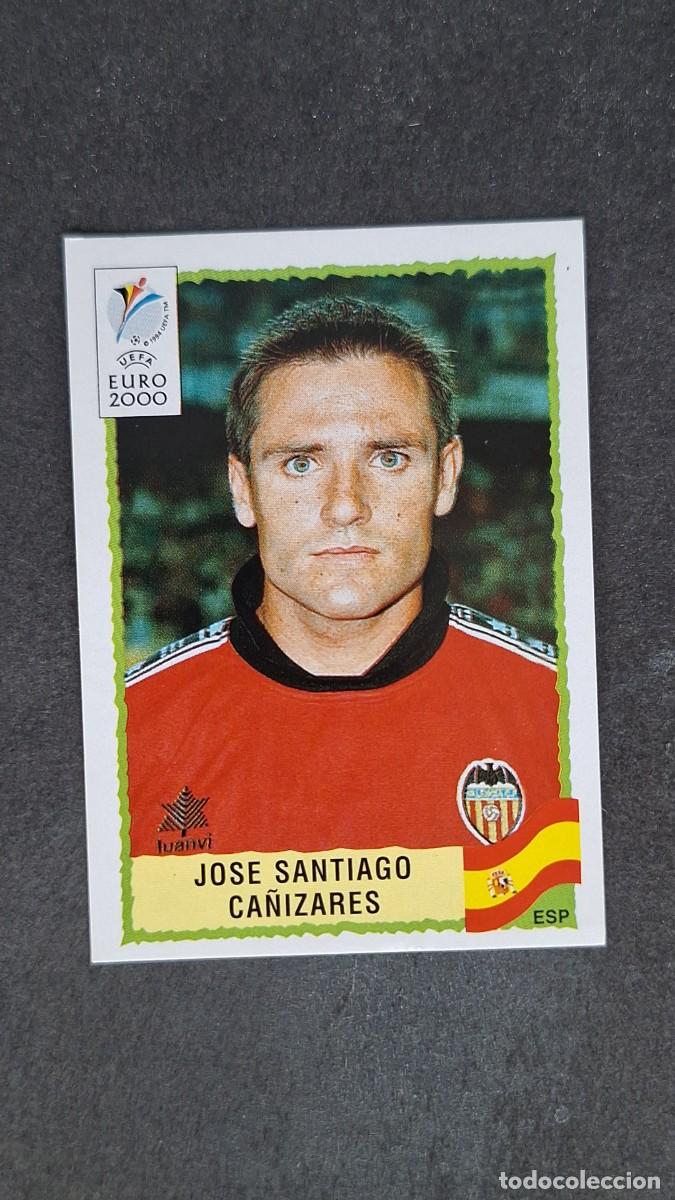 Football Stickers: L1 JOSE SANTIAGO CA&Ntilde;IZARES SELECCION ESPA&Ntilde;A 190 PANINI EUROCOPA 2000 NUNCA PEGADO SIN PEGAR