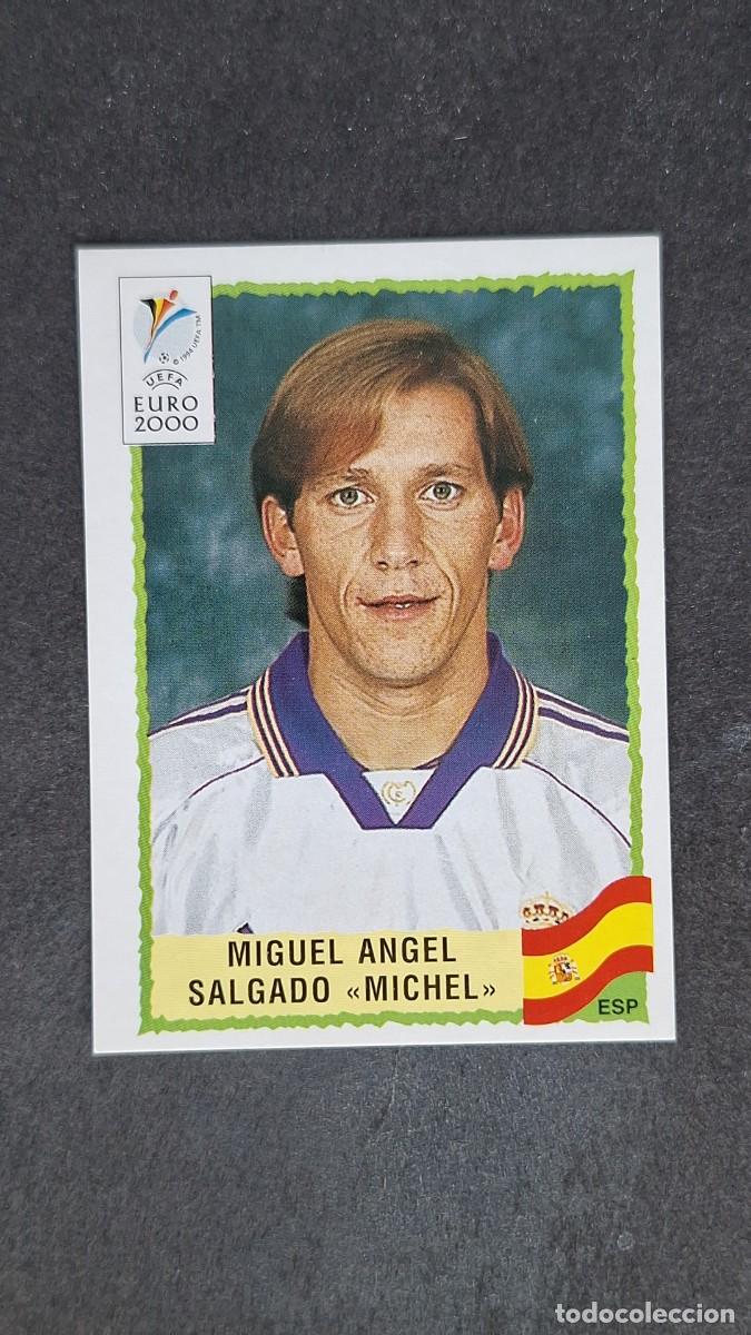 Football Stickers: L1 MICHEL SALGADO SELECCION ESPA&Ntilde;A 191 PANINI EUROCOPA 2000 NUNCA PEGADO SIN PEGAR