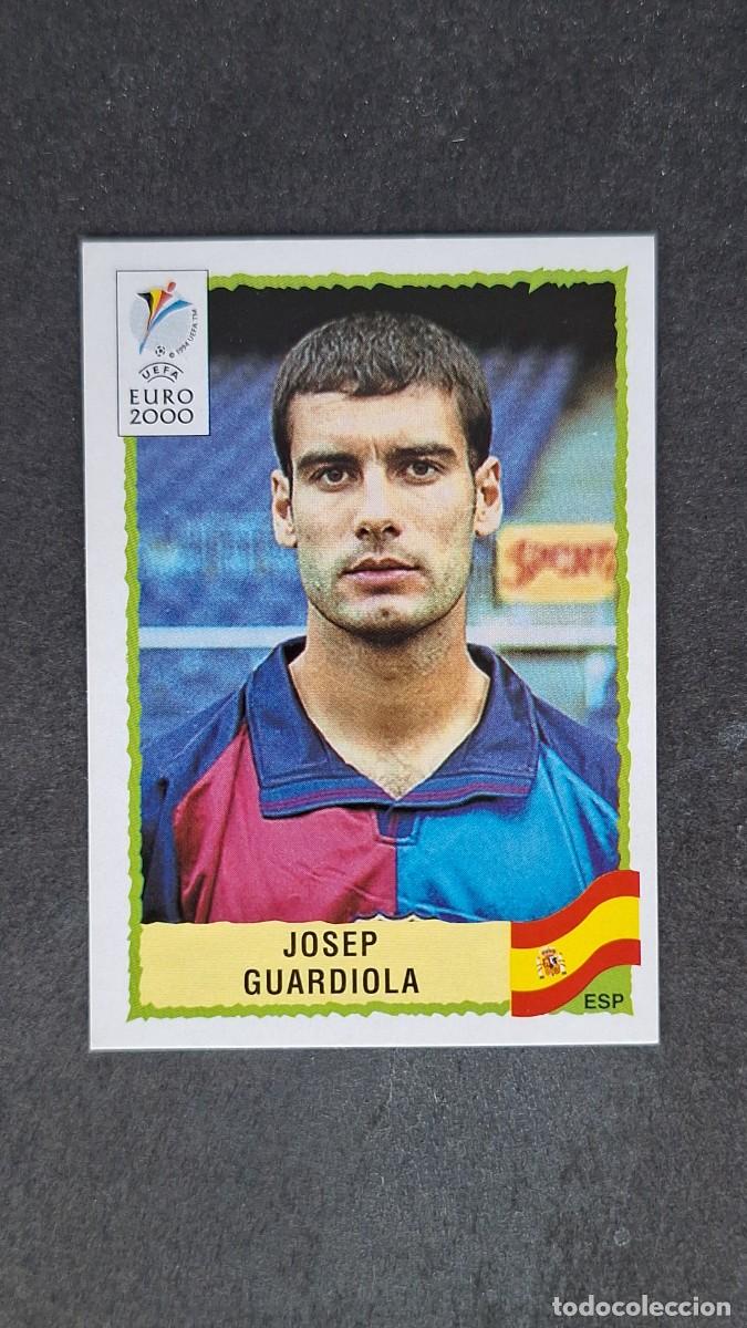 Cartes &agrave; collectionner de Football: L1 JOSEP GUARDIOLA SELECCION ESPA&Ntilde;A 200 PANINI EUROCOPA 2000 NUNCA PEGADO SIN PEGAR