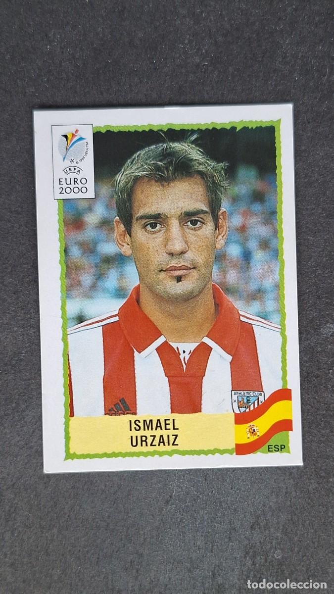 Cromos de F&uacute;tbol: L1 ISMAEL URZAIZ SELECCION ESPA&Ntilde;A 207 PANINI EUROCOPA 2000 NUNCA PEGADO SIN PEGAR