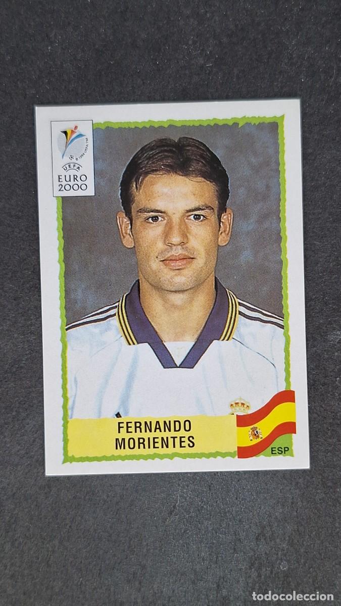 Cromos de F&uacute;tbol: L1 FERNANDO MORIENTES SELECCION ESPA&Ntilde;A 208 PANINI EUROCOPA 2000 NUNCA PEGADO SIN PEGAR