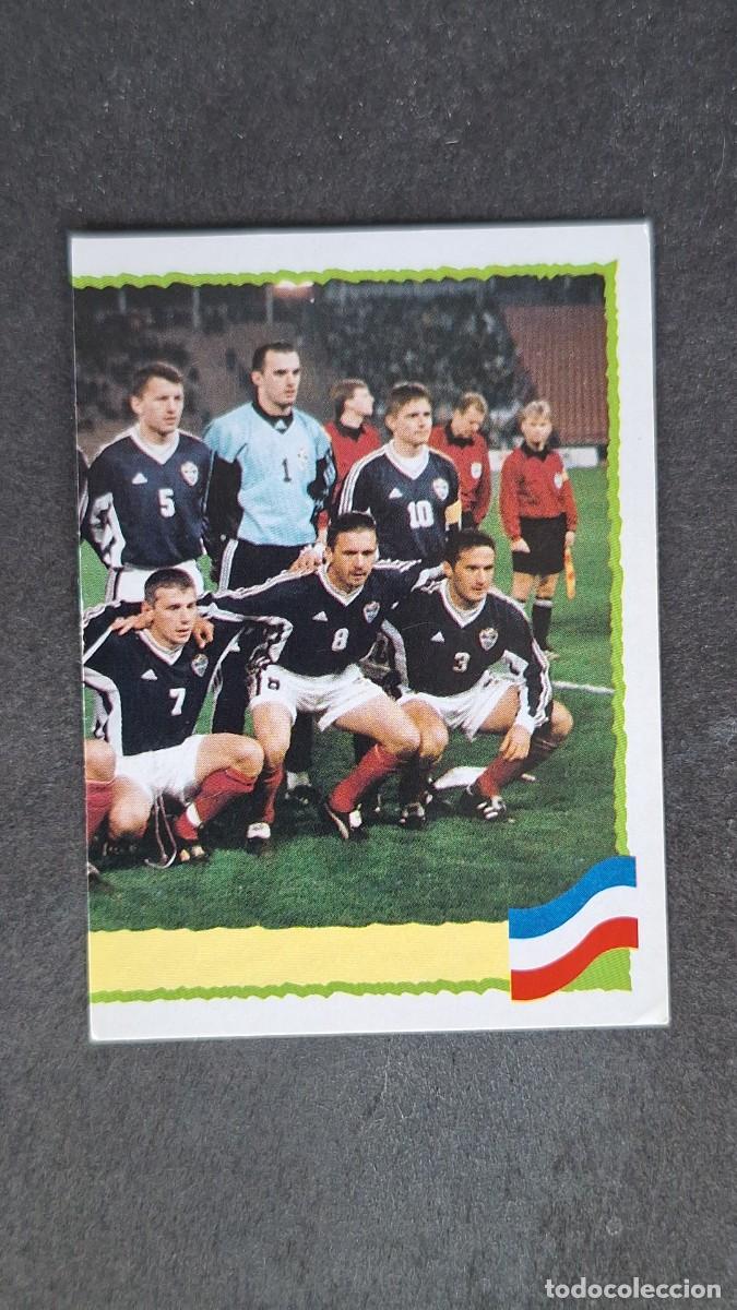 Cromos de F&uacute;tbol: L1 EQUIPO SELECCION YUGOSLAVIA 212 PANINI EUROCOPA 2000 NUNCA PEGADO SIN PEGAR