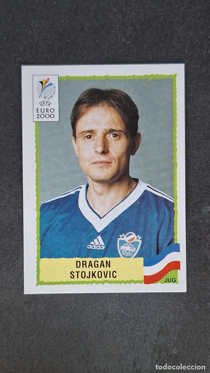 Cromos de F&uacute;tbol: L1 DRAGAN STOJKOVIC SELECCION YUGOSLAVIA 225 PANINI EUROCOPA 2000 NUNCA PEGADO SIN PEGAR