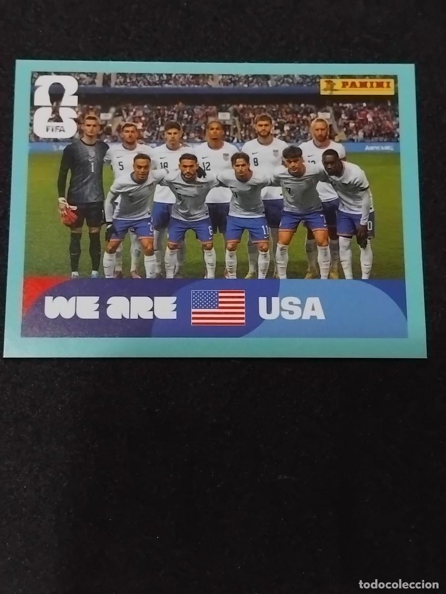 Cromos de F&uacute;tbol: WE ARE USA - USA 13 - SELECCI&Oacute;N - PANINI FIFA WORLD CUP 2026 - MUNDIAL 2026 STICKER WORLD CUP 26