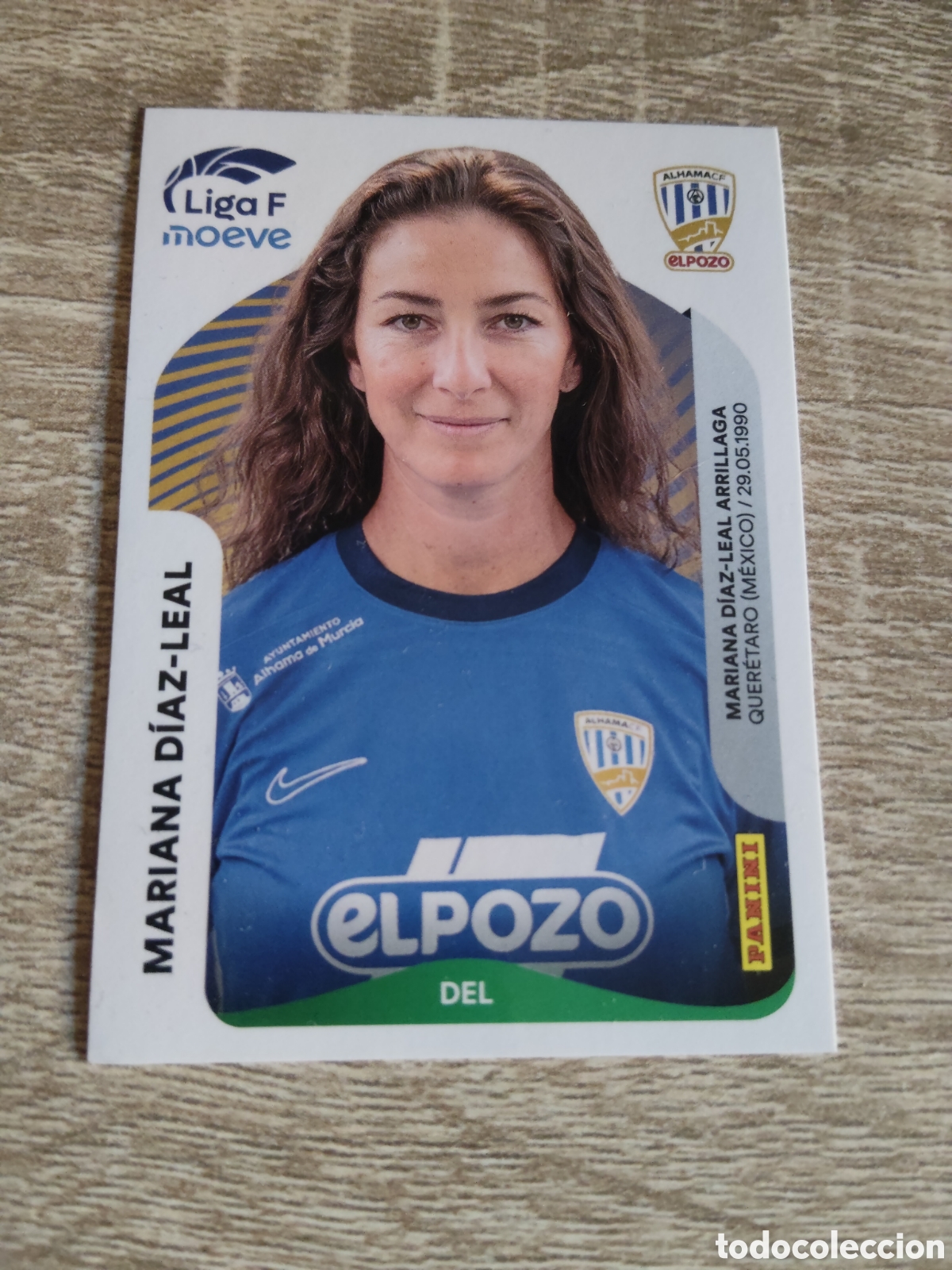 Cromos de F&uacute;tbol: Panini liga F moeve 2025 2026 25 26 19 A Mariana D&iacute;az-Leal Alhama el Pozo