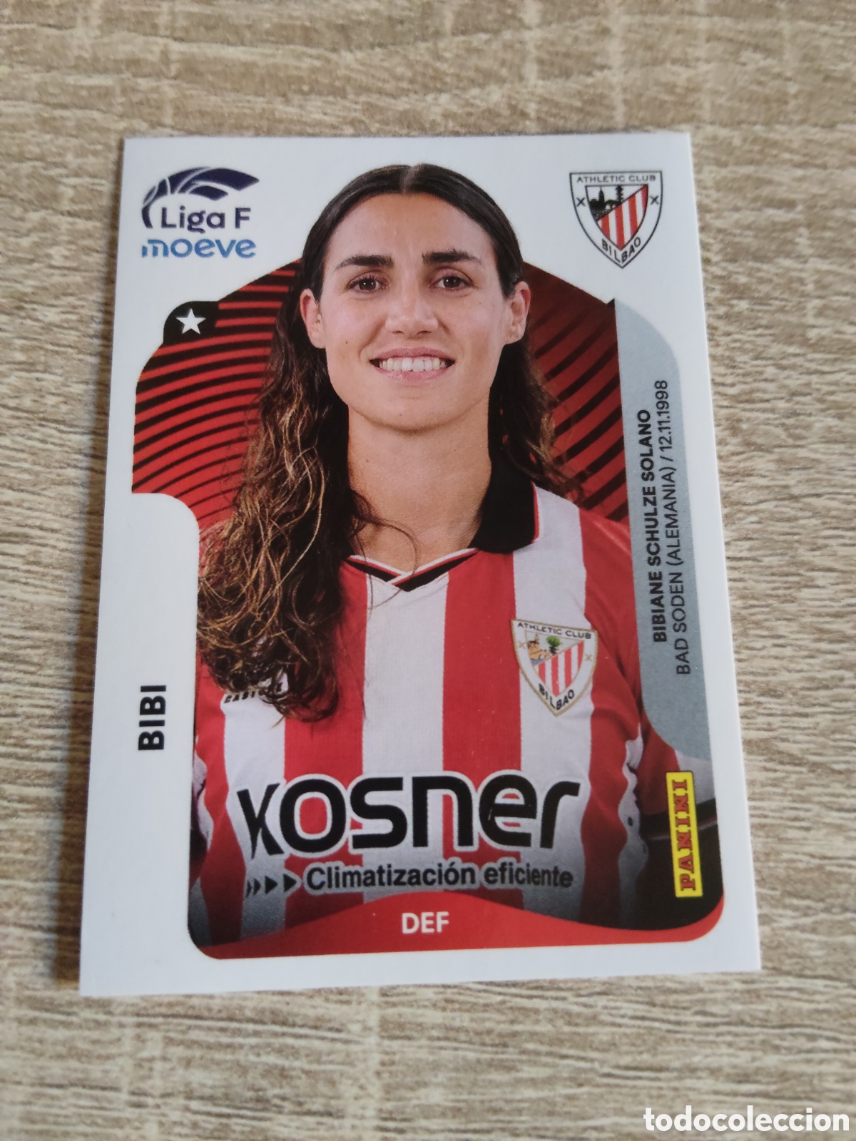 Football Stickers: Panini liga F moeve 2025 2026 25 26 28 Bibi Athletic de Bilbao