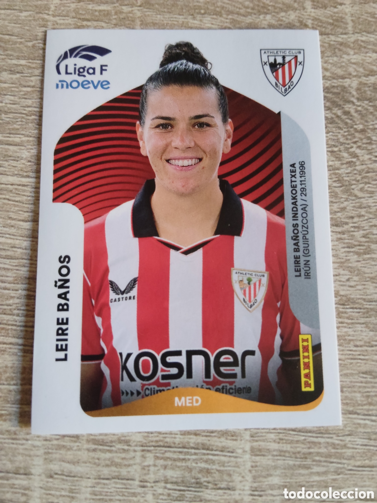Football Stickers: Panini liga F moeve 2025 2026 25 26 31 Leire Ba&ntilde;os Athletic de Bilbao