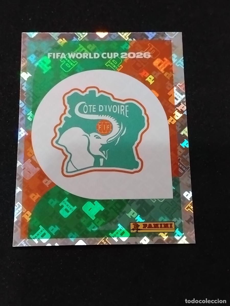 Football Stickers: ESCUDO DE COSTA DE MARFIL CIV 1 - PANINI FIFA WORLD CUP 2026 - MUNDIAL 2026 STICKER WORLD CUP 26