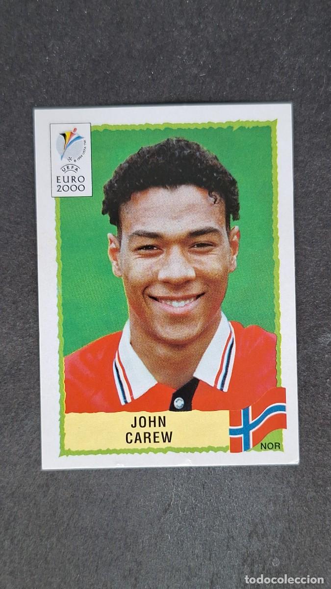 Cromos de F&uacute;tbol: L1 JOHN CAREW SELECCION NORUEGA 250 PANINI EUROCOPA 2000 NUNCA PEGADO SIN PEGAR
