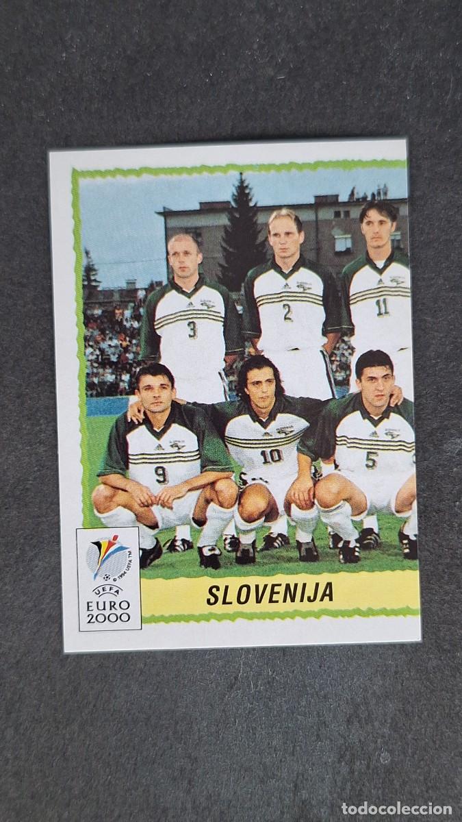 Cromos de F&uacute;tbol: L1 EQUIPO SELECCION ESLOVENIA 253 PANINI EUROCOPA 2000 NUNCA PEGADO SIN PEGAR