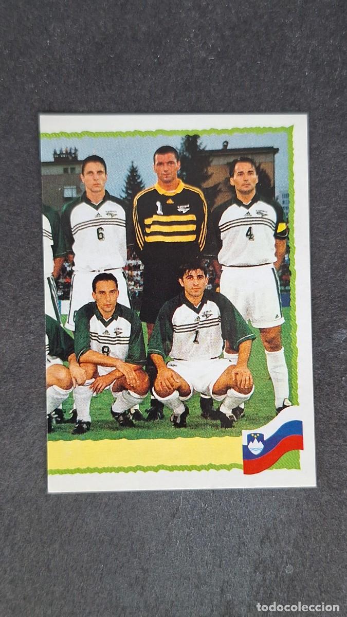 Cromos de F&uacute;tbol: L1 EQUIPO SELECCION ESLOVENIA 254 PANINI EUROCOPA 2000 NUNCA PEGADO SIN PEGAR