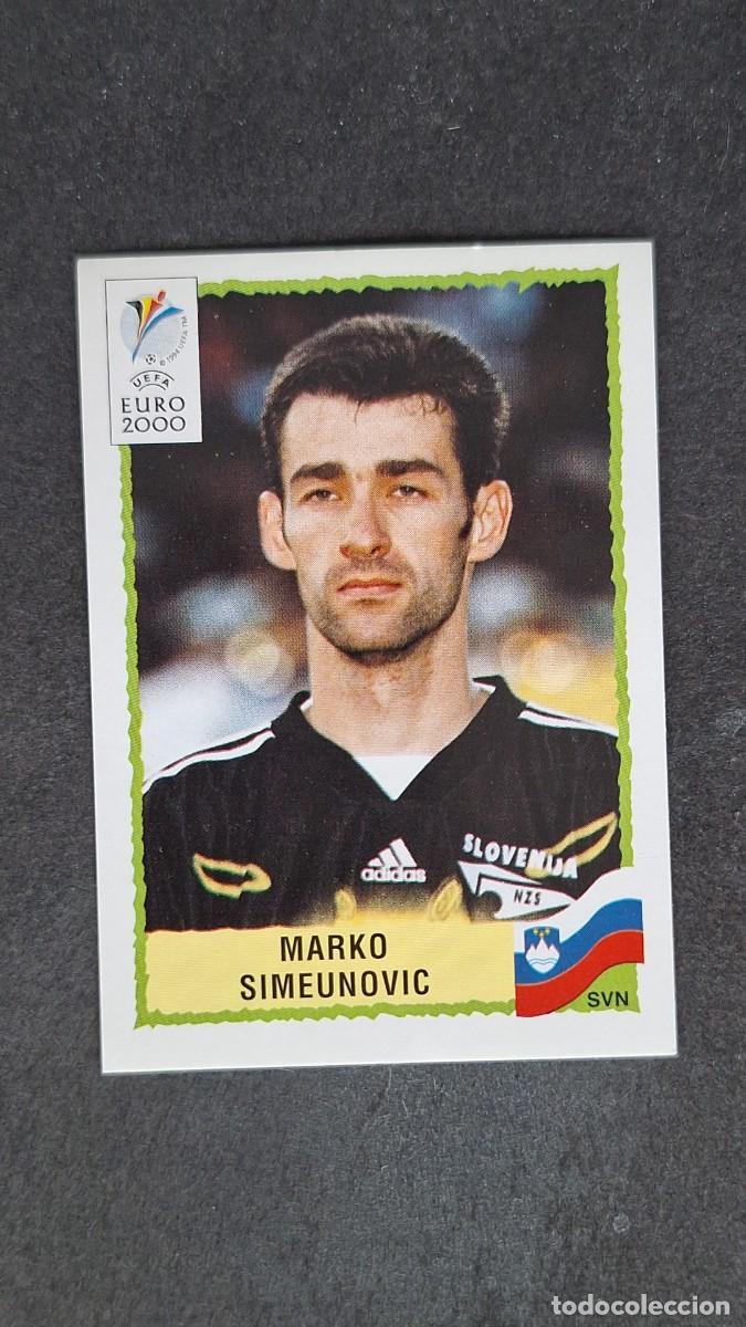 Cromos de F&uacute;tbol: L1 MARKO SIMEUNOVIC SELECCION ESLOVENIA 255 PANINI EUROCOPA 2000 NUNCA PEGADO SIN PEGAR