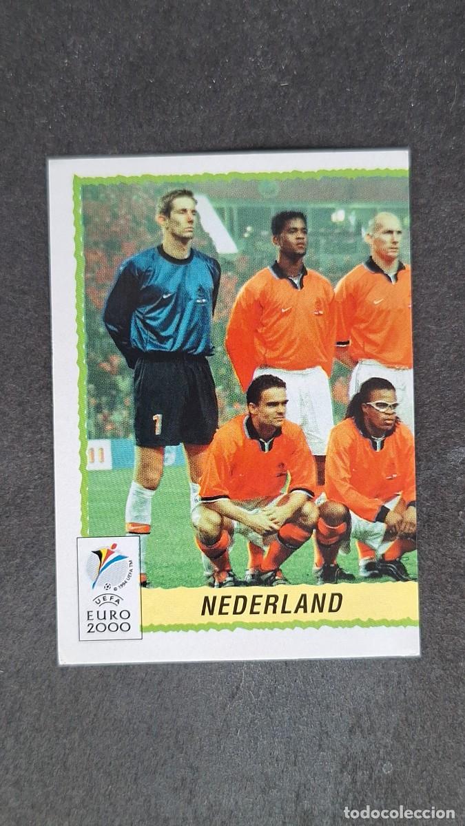 Cromos de F&uacute;tbol: L1 EQUIPO SELECCION HOLANDA 272 PANINI EUROCOPA 2000 NUNCA PEGADO SIN PEGAR