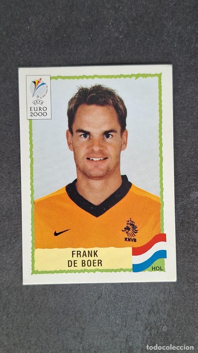 Fu&szlig;ball-Sticker: L1 FRANK DE BOER SELECCION HOLANDA 276 PANINI EUROCOPA 2000 NUNCA PEGADO SIN PEGAR