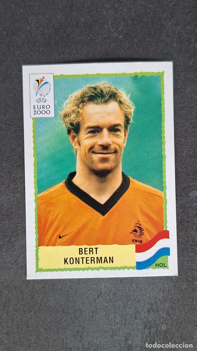 Fu&szlig;ball-Sticker: L1 BERT KONTERMAN SELECCION HOLANDA 278 PANINI EUROCOPA 2000 NUNCA PEGADO SIN PEGAR