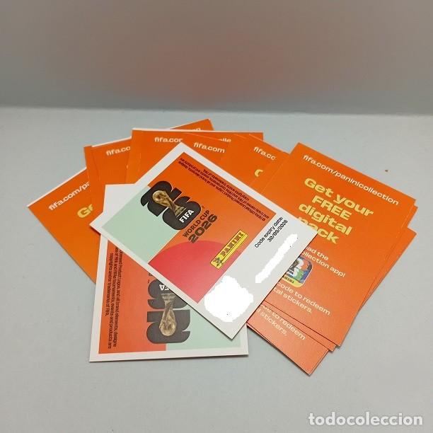 Cromos de F&uacute;tbol: C&Oacute;DIGOS QR GET YOUR FREE DIGITAL PACK FIFA WORLD CUP 2026 PANINI STICKER COLLECTION (SIN ACTIVAR)