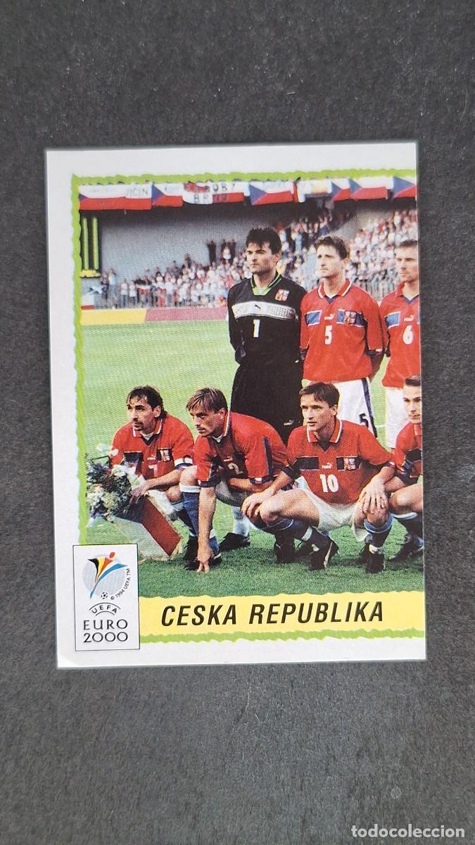 Fu&szlig;ball-Sticker: L1 EQUIPO SELECCION REPUBLICA CHECA 295 PANINI EUROCOPA 2000 NUNCA PEGADO SIN PEGAR