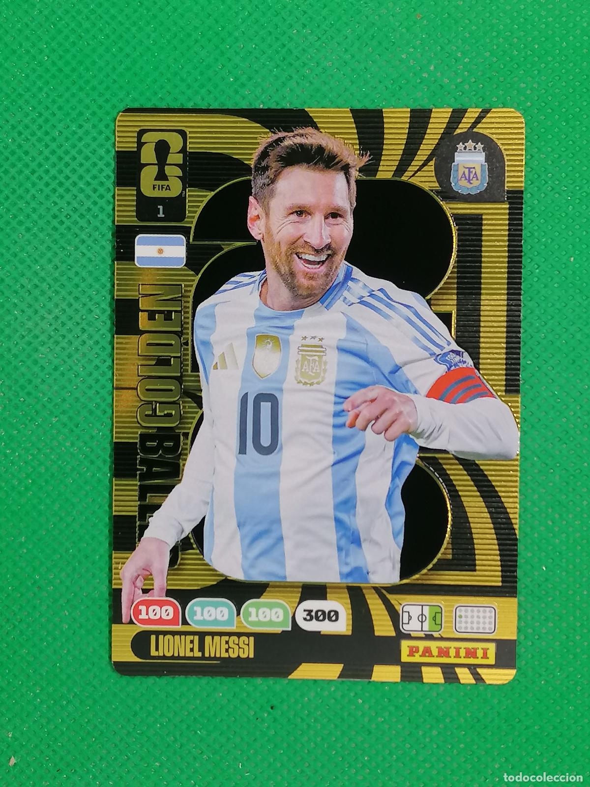 Fu&szlig;ball-Sticker: 1 LIONEL MESSI ARGENTINA GOLDEN BALLER ⚽ PANINI ADRENALYN FIFA WORLD CUP 26 2026 ⚽
