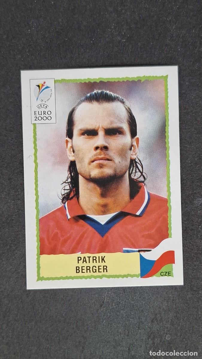 Cromos de F&uacute;tbol: L1 PATRICK BERGER SELECCION REPUBLICA CHECA 303 PANINI EUROCOPA 2000 NUNCA PEGADO SIN PEGAR