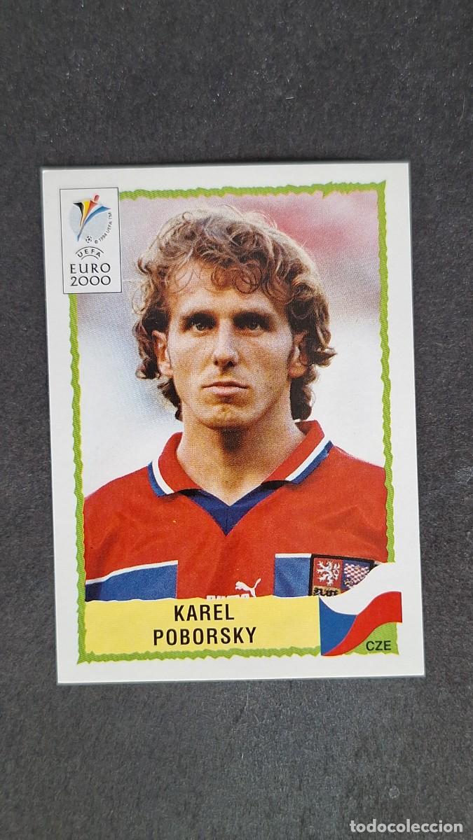 Cromos de F&uacute;tbol: L1 KAREL POBORSKY SELECCION REPUBLICA CHECA 309 PANINI EUROCOPA 2000 NUNCA PEGADO SIN PEGAR
