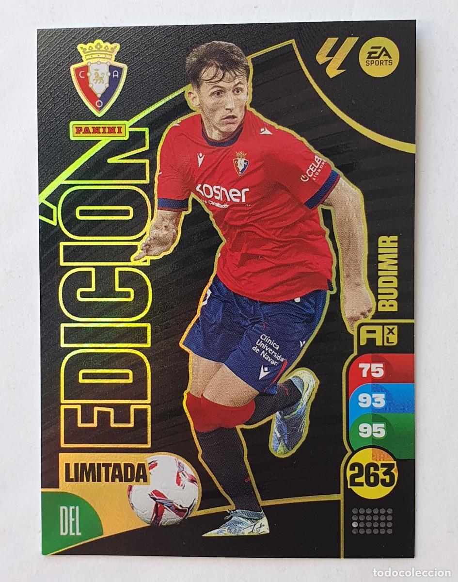 Cromos de F&uacute;tbol: Edici&oacute;n Limitada BUDIMIR (Osasuna) - PANINI Adrenalyn XL LaLiga 2024-25