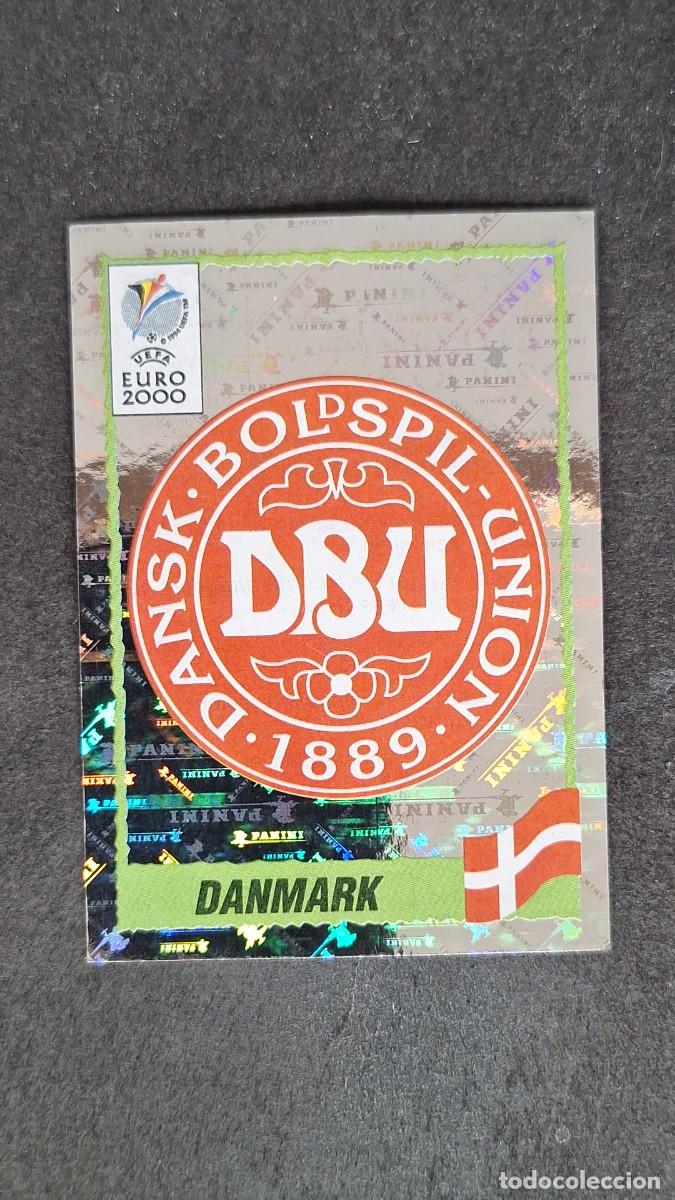Fu&szlig;ball-Sticker: L1 ESCUDO SELECCION DINAMARCA 317 PANINI EUROCOPA 2000 NUNCA PEGADO SIN PEGAR