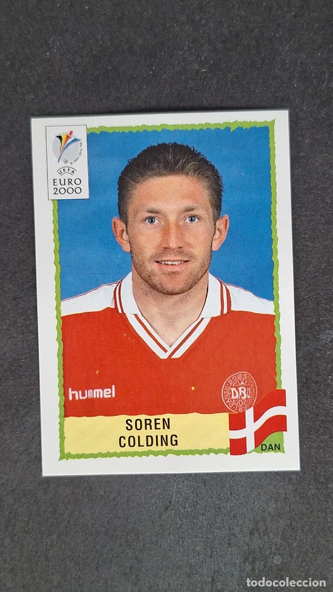 Cromos de F&uacute;tbol: L1 SOREN COLDING SELECCION DINAMARCA 321 PANINI EUROCOPA 2000 NUNCA PEGADO SIN PEGAR