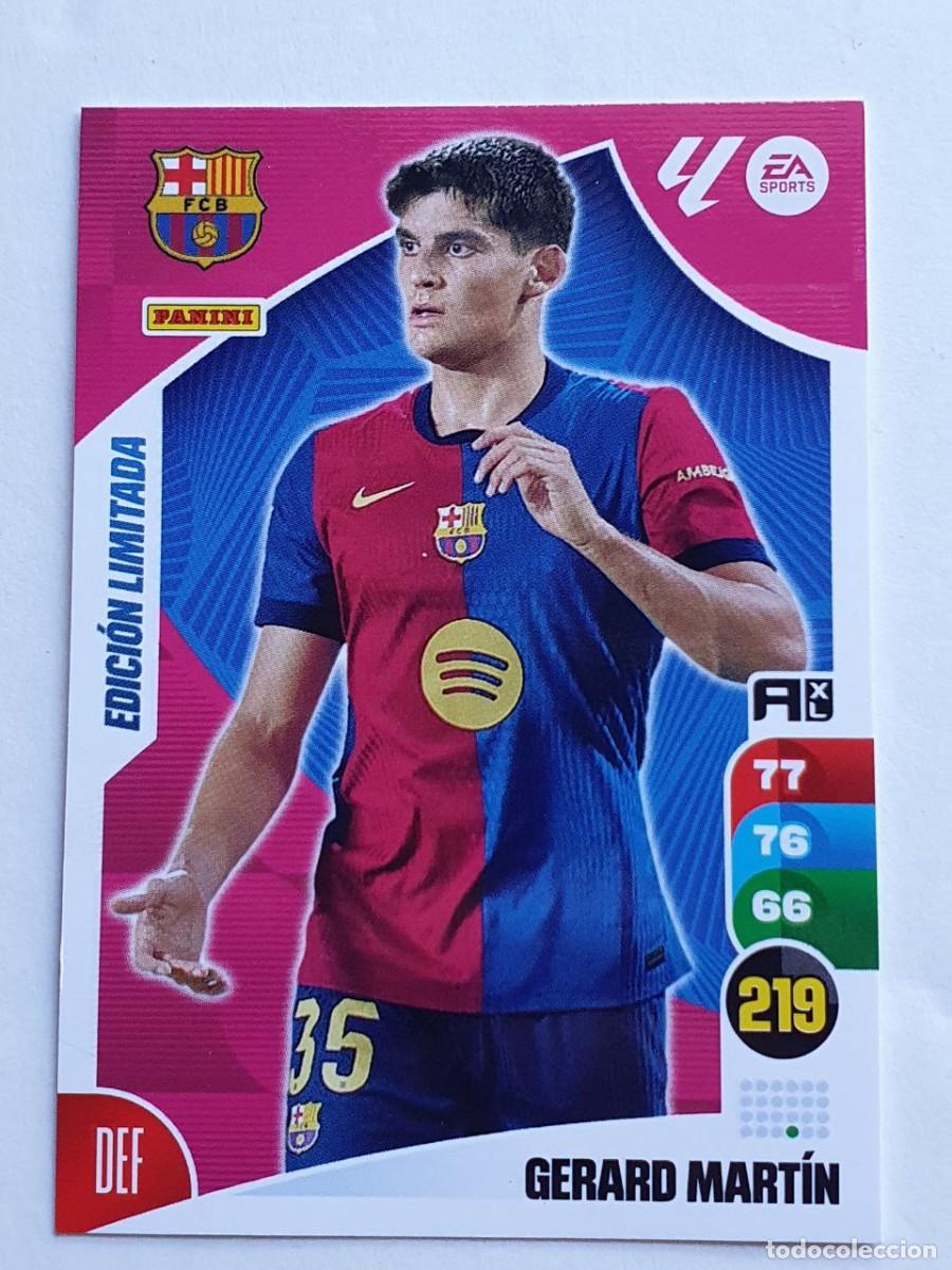 Cromos de F&uacute;tbol: LAST MOMENT Edici&oacute;n Limitada GERARD MART&Iacute;N (FC Barcelona) - Panini Adrenalyn LaLiga 2024-25 La Liga