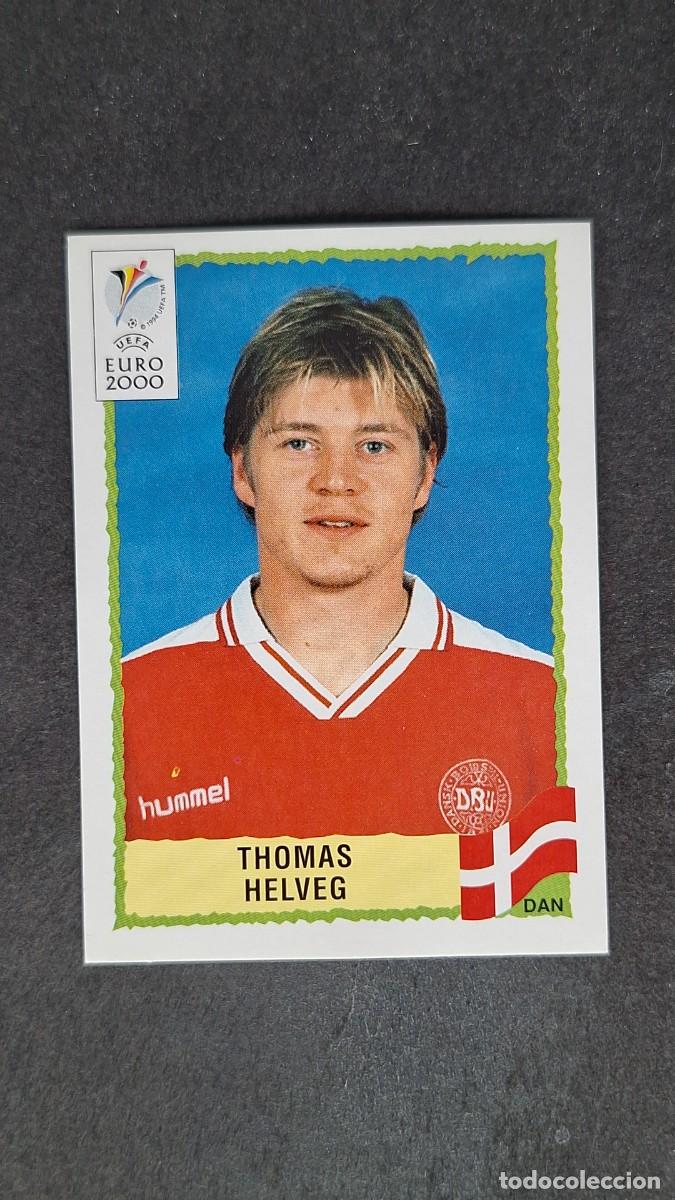 Cromos de F&uacute;tbol: L1 THOMAS HELVEG SELECCION DINAMARCA 326 PANINI EUROCOPA 2000 NUNCA PEGADO SIN PEGAR