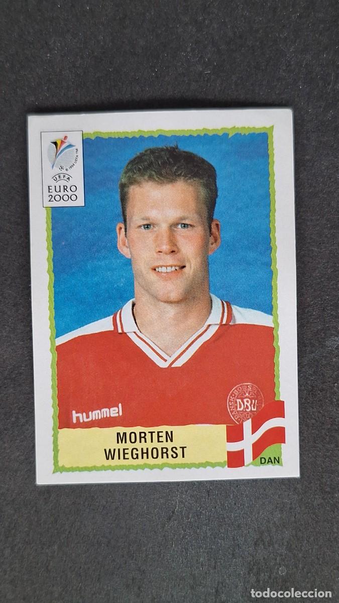 Cromos de F&uacute;tbol: L1 MORTEN WIEGHORST SELECCION DINAMARCA 328 PANINI EUROCOPA 2000 NUNCA PEGADO SIN PEGAR