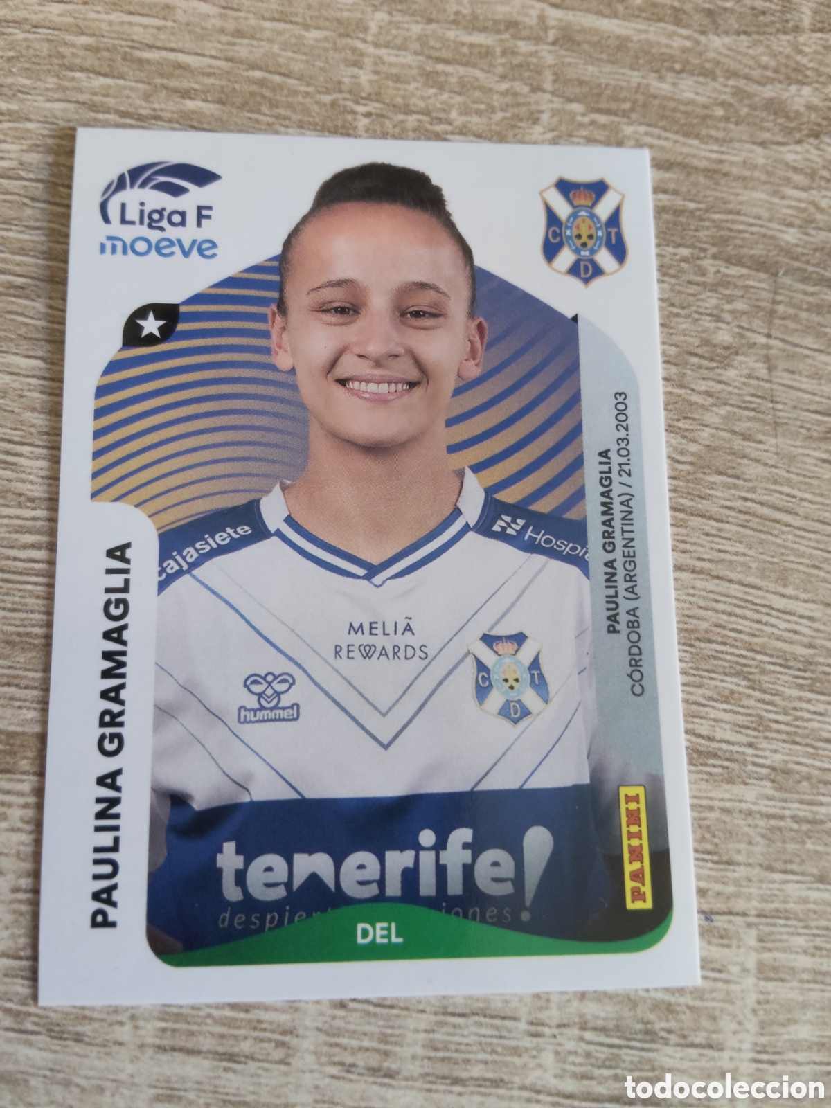 Cromos de Futebol: Panini liga F moeve 2025 2026 25 26 221 B Paulina Gramaglia Tenerife