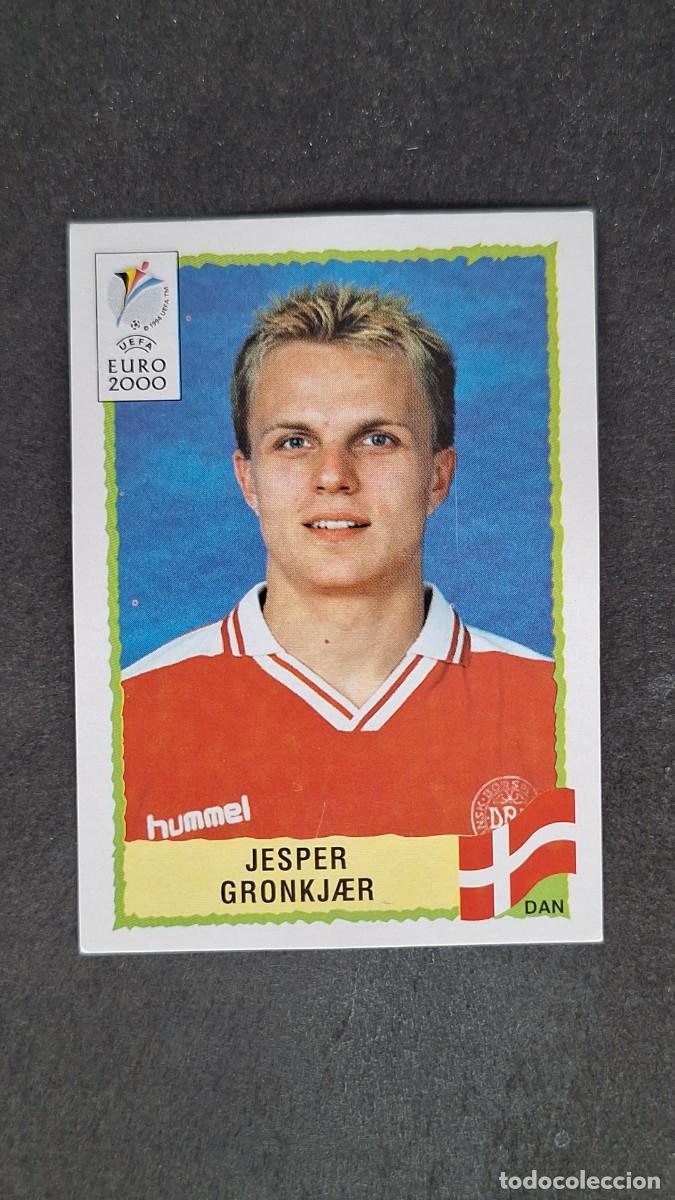 Cromos de F&uacute;tbol: L1 JESPER GRONKJAER SELECCION DINAMARCA 333 PANINI EUROCOPA 2000 NUNCA PEGADO SIN PEGAR