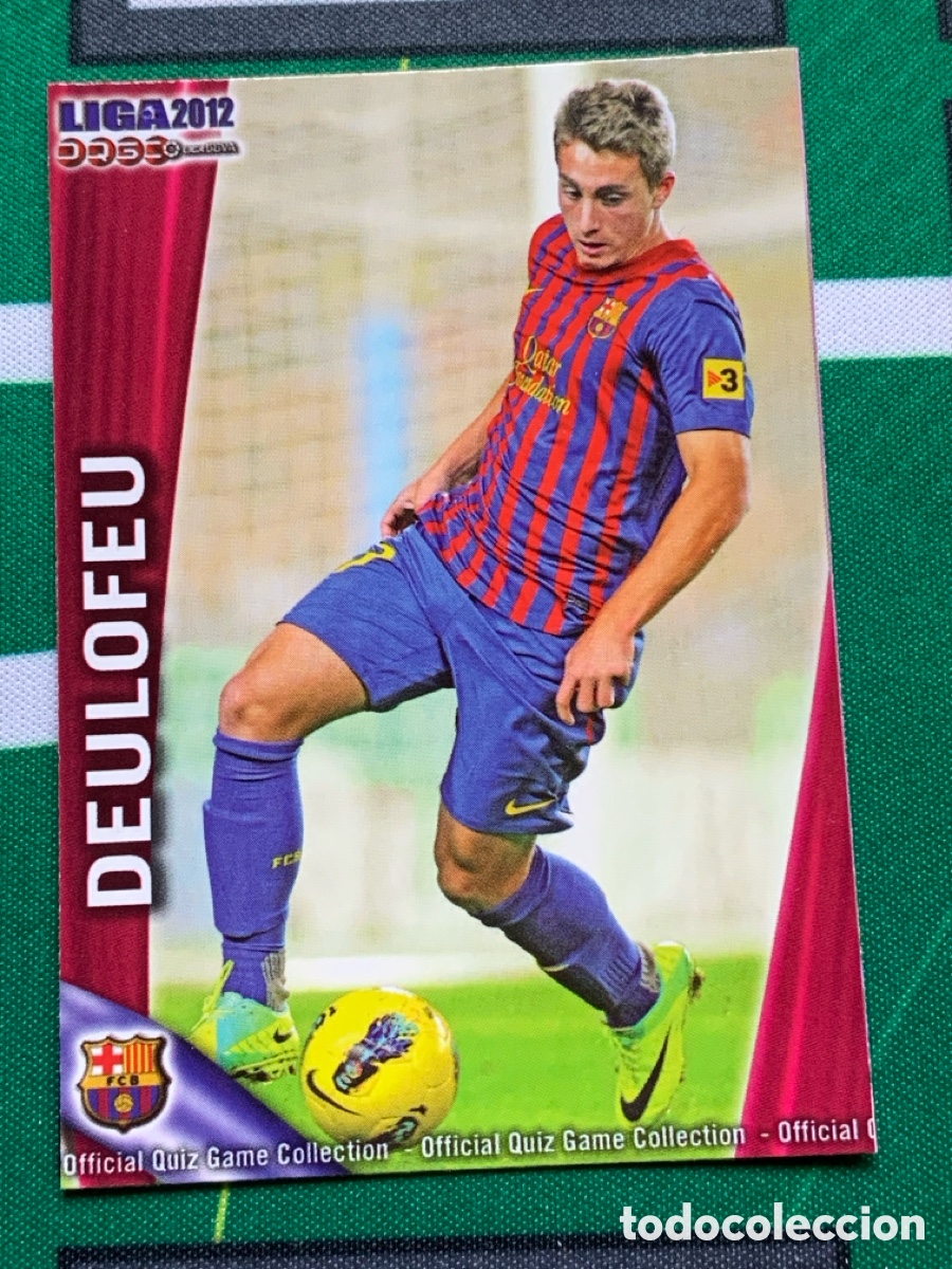 Figurine di Calcio: 1211 Deulofeu Barcelona B Base card FICHAS LIGA MUNDICROMO 2011 2012 11 12