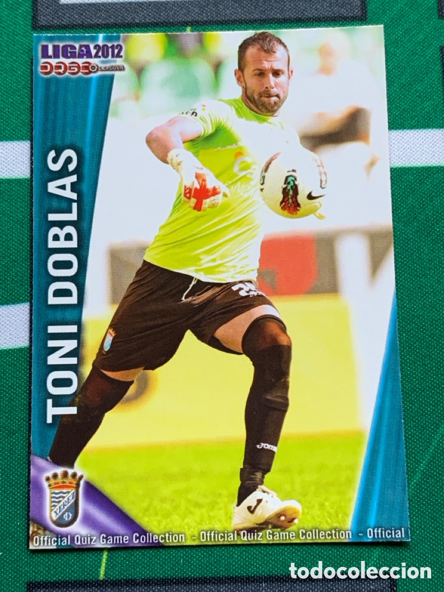 Figurine di Calcio: 1222 Toni Doblas Xerez Base card FICHAS LIGA MUNDICROMO 2011 2012 11 12