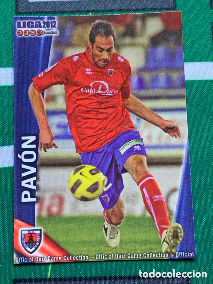 Figurine di Calcio: 1235 Pav&oacute;n Numancia Base card FICHAS LIGA MUNDICROMO 2011 2012 11 12