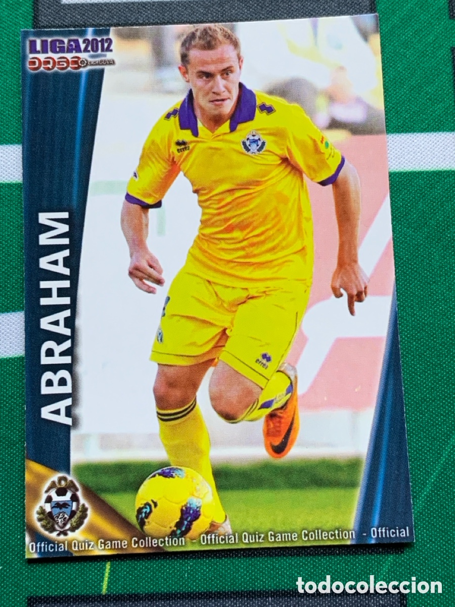 Fu&szlig;ball-Sticker: 1228 Abraham Alcorcon Base card FICHAS LIGA MUNDICROMO 2011 2012 11 12