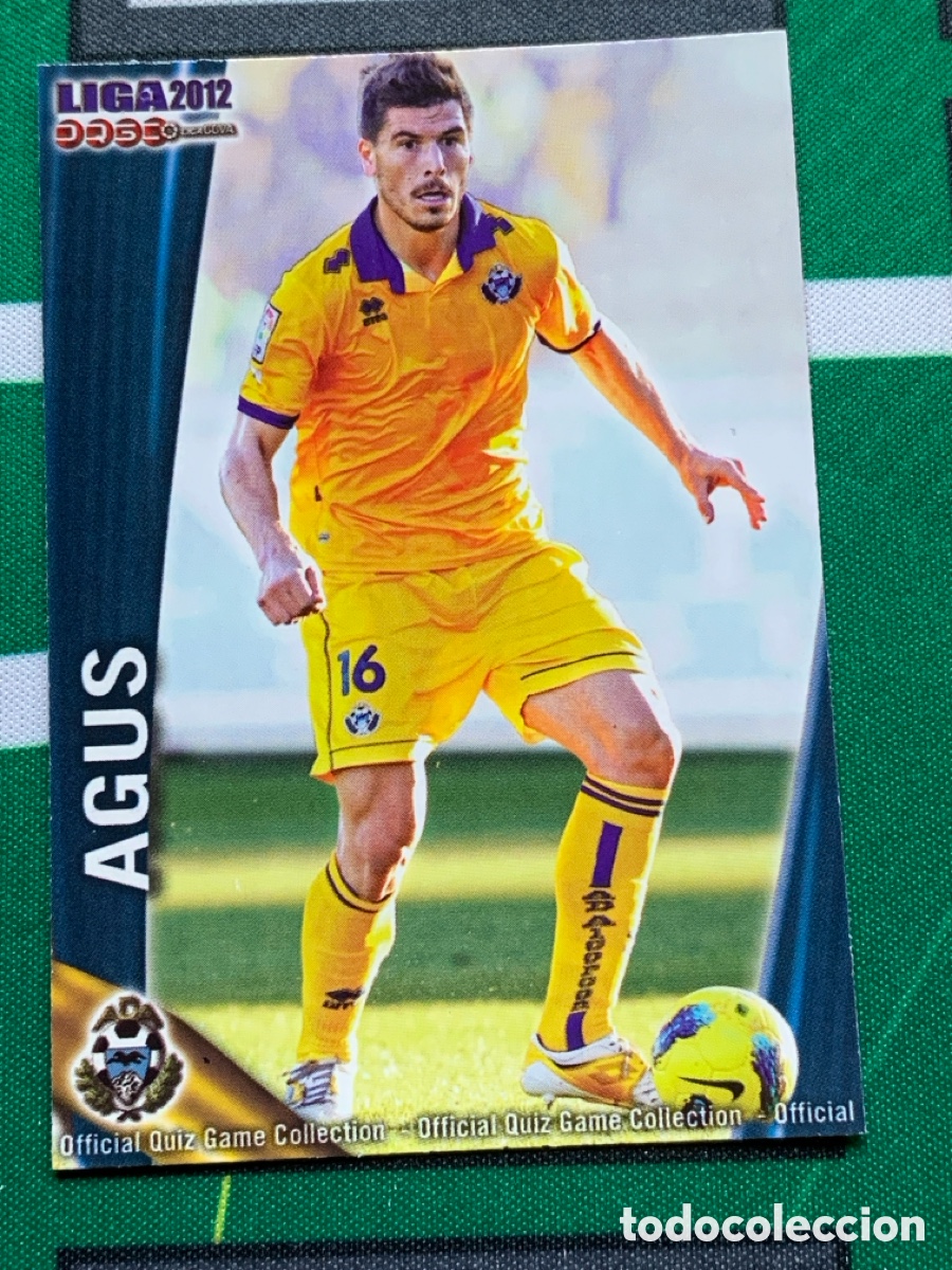 Fu&szlig;ball-Sticker: 1227 Agus Alcorcon Base card FICHAS LIGA MUNDICROMO 2011 2012 11 12