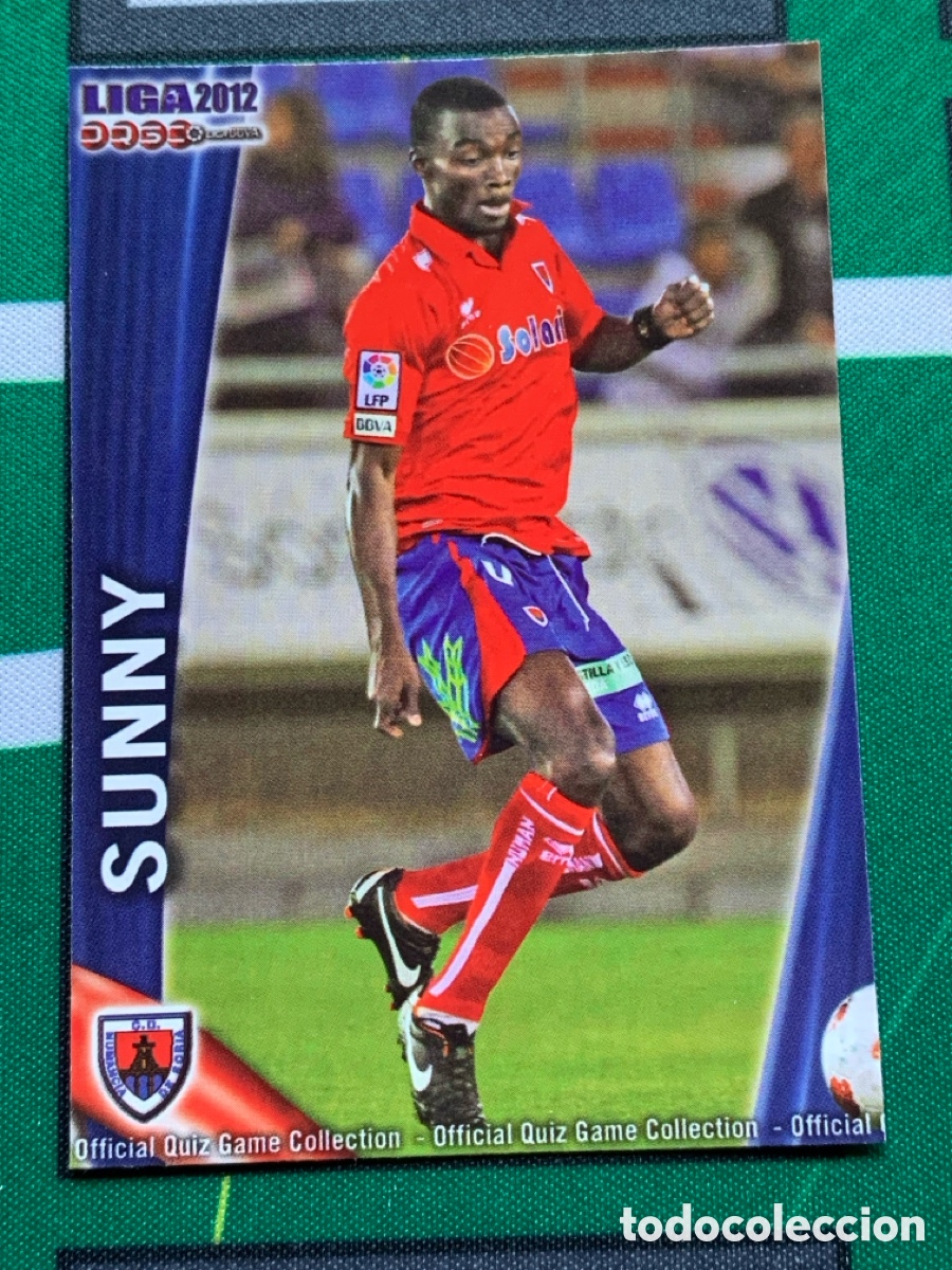 Fu&szlig;ball-Sticker: 1233 Sunny Numancia Base card FICHAS LIGA MUNDICROMO 2011 2012 11 12