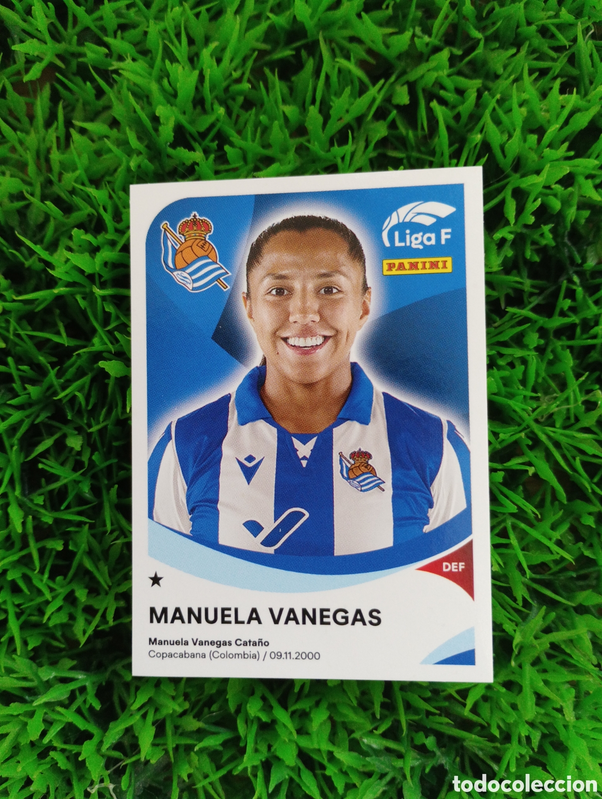 Cromos de F&uacute;tbol: Manuela Vanegas Real Sociedad Liga Femenina 24-25 # 270
