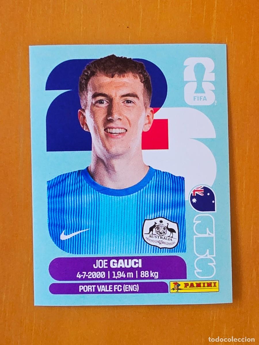 Cromos de F&uacute;tbol: AUS 3 Joe Gauci, Australia, Panini FIFA World Cup Mundial 2026 Sticker
