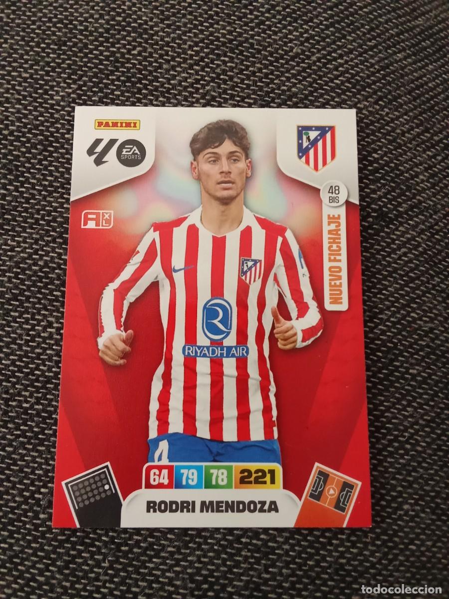 Figurine di Calcio: 48 bis Mendoza nuevo fichaje atl&eacute;tico de Madrid ADRENALYN 2025-26
