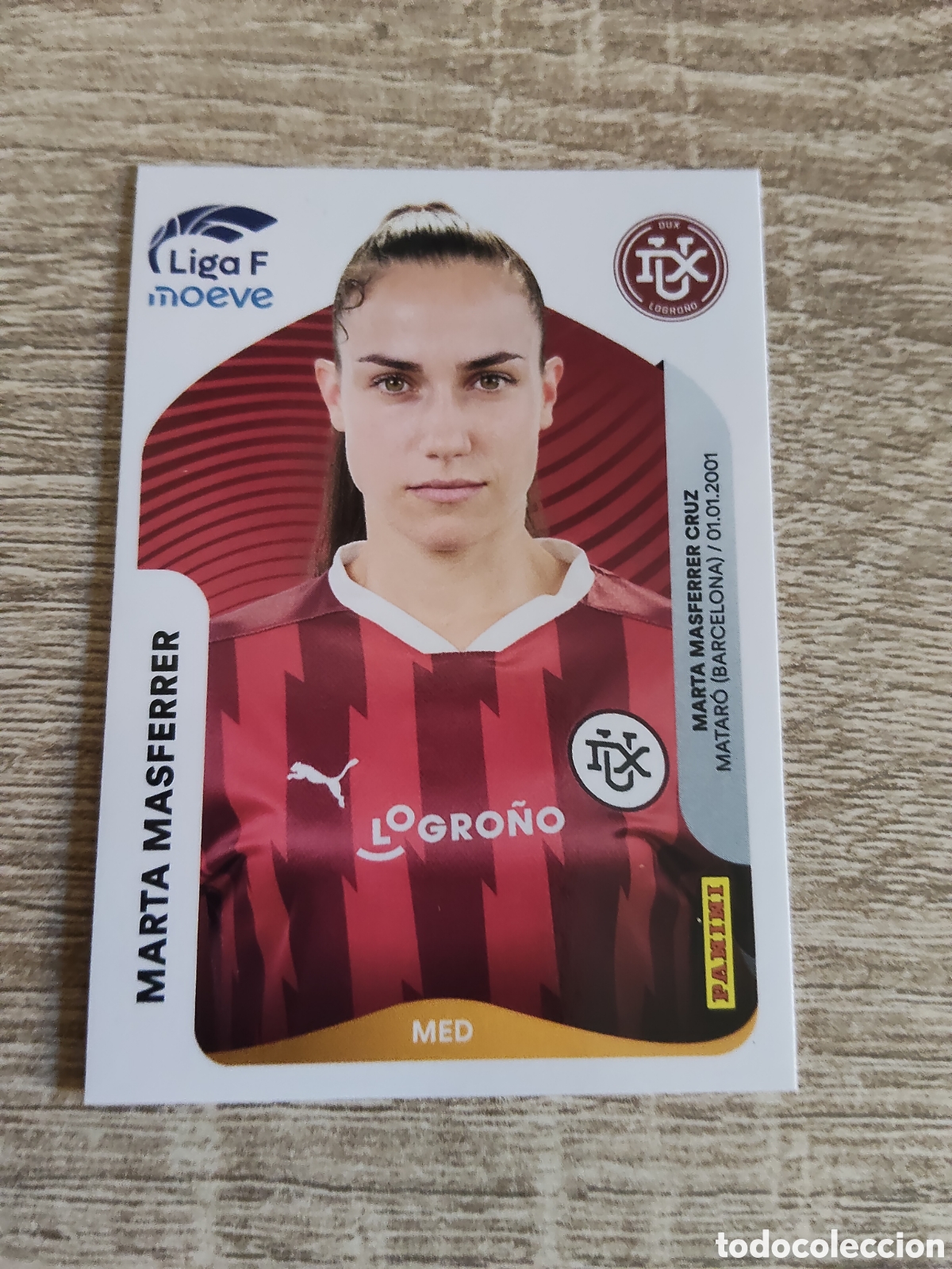 Figurine di Calcio: Panini liga F moeve 2025 2026 25 26 154 Marta Masferrer DUX Logro&ntilde;o